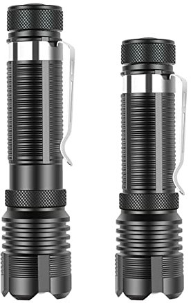 Dasfie XHP50 LED Portable Telescopic Zoom Flashlight Powerful High Brightness Mini Torch Searchlight Outdoor Hiking Exploration