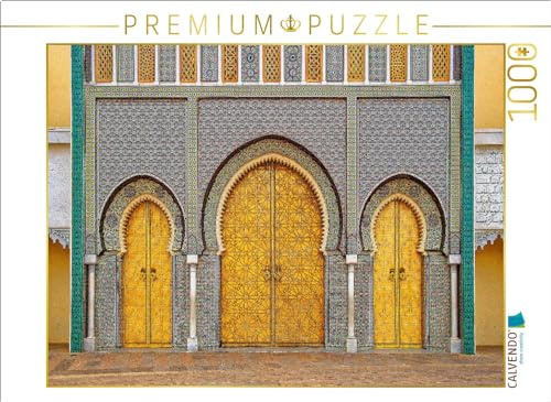 Puzzle · neunziggrad I photoart: marokko | Hauptportal des Königspalastes, Fes/Marokko · 1000 Teile · Lege-Größe 64 × 48 cm · CALVENDO Puzzle