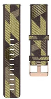 Okika 18/20/22m di larghezza Cinturino in tela intrecciata per Xiaomi Watch Color/S1/Active Smart Watch Accessori per cinturini universali