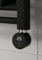 AQUAWORLD Thermostatic Control Electric Heating Unit for Heated Towel Rail Black Mini Round Heating Element for Towel Warmer Radiator - 200 Watts