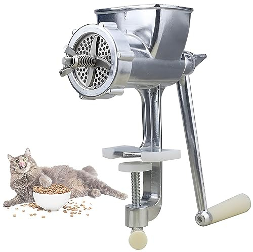 Pellet-Maschine für Tierköder, manuelle Futter-Pellet-Maschine mit optionalen Formen, für Haustiere, Geflügel, Fische, Hundefutter-Verarbeitung