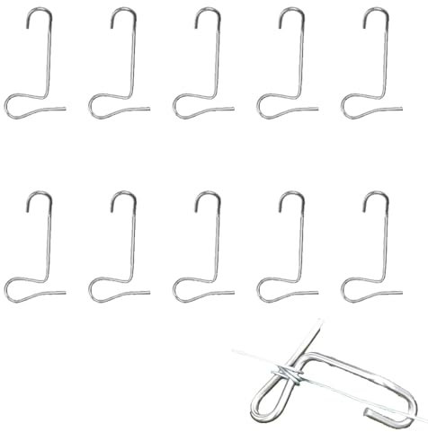 Tendeur De Fil De Clôture, 10 Pièces, Outil De Tension De Fil De Clôture Pour Tendeurs, Tendeur De Fil Barbelé, Outil De Tension De Fil D'acier Métallique, Outil De Réparation De Clôture, 4,1x2,4 Pouc