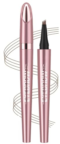 Augenbrauenstift, Wasserdichter Augenbrauenstift mit 4 Gabelspitzen, Microblading Augenbrauenstift, 4 Punkt Brauenstift Langanhaltend Natürliche Augenbrauen Make-up