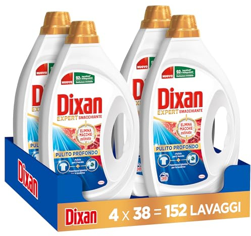Dixan Liquido Expert Smacchiante Detersivo Lavatrice formato 152 lavaggi