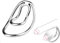 Fufu Clip 2 Pcs Chastity Männlicher Penis Ring Gerät Cock Cage Keuschheitsgerät Sissy Penis Käfig Männlicher Trainer Keuschheits Käfig Penis Übung Sexspielzeug (M Silver 1)