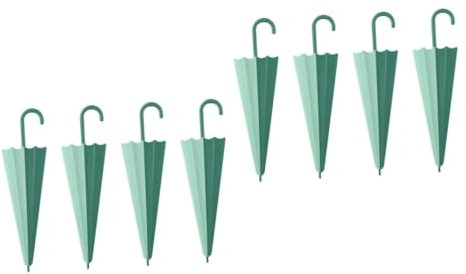 Didiseaon 8 Piezas limpiaparabrisas Kitchen Cleaner rasqueta Coche escobilla de Goma para Puerta de Ducha raspador de Ducha Paraguas Coche Parabrisas escobilla de Ducha páginas Green