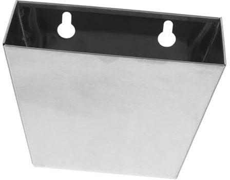 HOMOCONO Outdoor Stainless Steel Beer Cap Catcher Drainage Holes Wall-mounted Storage for Parties and Bars Capacity Removable Soda Bucket for Garden Use