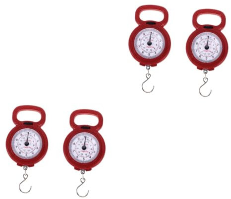 GAROZATION 2stücke Kompakte Handwaage Präzise Federwaage Für Angeln Und Zuhause Tragbare Langlebige Für Beim Fischen Und Einkaufen