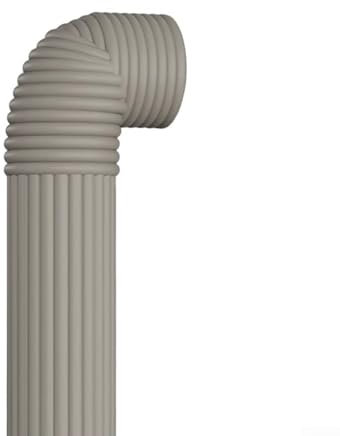 Schaumstoff-Rohrisolierung, Wasserrohr-Isolierung, Outdoor-Wasserrohr, Frostschutzstreifen, Winter-Isolierband, 2 m x 8 cm (grau)