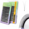 NAGARAKU Y Cils 2D Forme Y Professionnelles Pré-fanés Doux Légers Naturels Volume Russe Extension de Faux Cils Premade Fans Bouquet Prefait Ventilateur Wispy Cluster Eyelash Noir Mat (0.10 D 8-12mm)