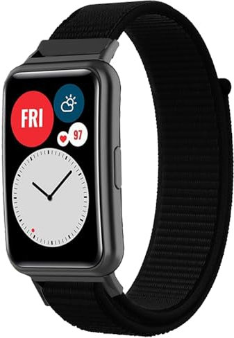 Respirant Sport Bracelet pour Huawei Watch Fit/Special Edition, Nylon Bracelets de Remplacement pour Huawei Watch Fit Elegant/New/SE
