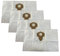 Puupaa Lot de 4 sacs d'aspirateur de rechange pour aspirateur Einhell TC-VC1820 TE-VC 1825, TE-VC 1925 SA, TE-VC 2025 SACL - Sacs à poussière de grande capacité