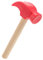 BESPORTBLE 1pc Boys and Girls Hammer Tool Toy Wooden Hammer for Toddlers Art Pretend Play