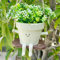 Hanging Planter Swing Smiley Face Plant Pot - Cute Rocking Head Flower Pots with Drainage Hole for Indoor Outdoor Succulent Cactus Plants String of Pearls Gift Ideas for Mother's Day and Christmas