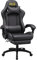 RMF Chaise Gaming Professionnelle Ergonomique Inclinable, Fauteuil Gaming Assise Confortable et Relaxante avec Repose-Pieds - Chaise pour Gamer avec Roues Pivotantes, Hauteur Réglable Noir
