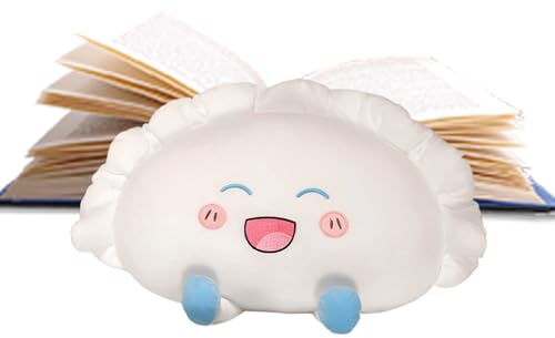 Generisch Stuffed Dumpling Plush Toy, Funny Food Plush, Soft Cute Cartoon Adorable Design Lightweight Toy Couch Accessory Living Room, Pillow for Couch, Bedroom, Living Room, Game, Kids