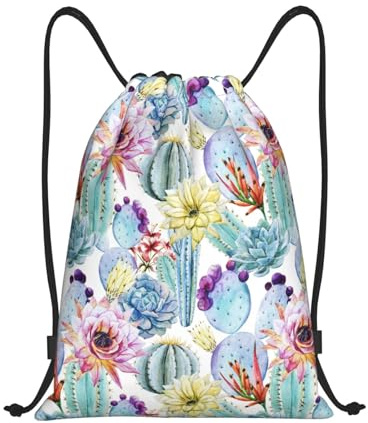 Turnbeutel Kaktus Beutel Mit Kordelzug Waterproof Rucksack Mit Kordelzug Durable Kordelzugbeutel Für Strand Sport Reisen