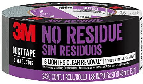 Scotch 2420-A - Nastro adesivo resistente, 48 mm x 18 m, colore: Grigio