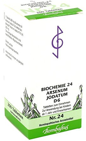Biochemie 24 Arsenum Jodatum D 6 Tabletten
