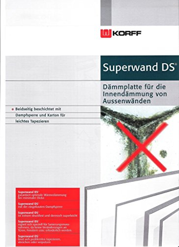 Korff Superwand DS Dämmplatte Dicke 10mm, 10 qm Isolierung