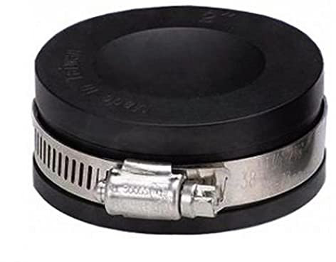 AquaForte PVC Elastomer, flexible Endkappe, Ø 63 mm/ 2 (Klemmbereich 63-57 mm), enorm flexibel!