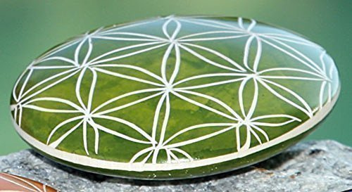 Welten der Mystik Handschmeichler Blume des Lebens, grün