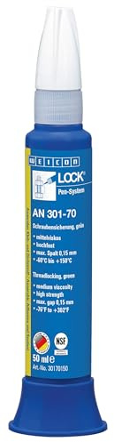 WEICONLOCK AN 301-70 50 ml Schraubensicherung für Gewinde, NSF-Zulassung, grün