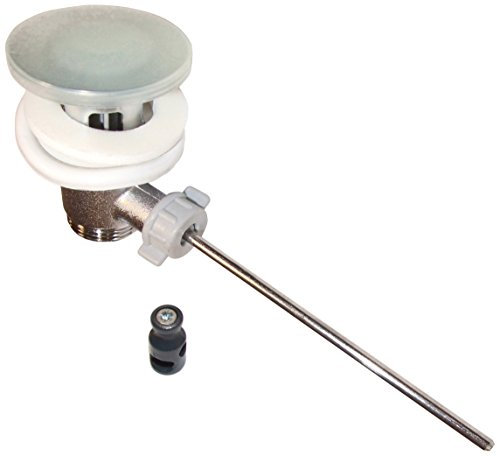 AQUAE Piletta di Scarico Lavabo con Saltarello 1 1/4, Cromato, No