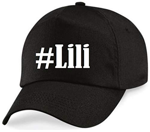 Reifen-Markt Base Cap Hashtag #Lili Größe Uni Farbe Schwarz Druck Weiss