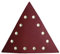 FEIDER ABT–150er Schleifdreiecke - Multifunktionales Schleifpapier - Schleifen und Glätten von Gips, Holz und Trockenbau - 150er Körnung - 28.5x28.5x28.5cm - 10er Pack