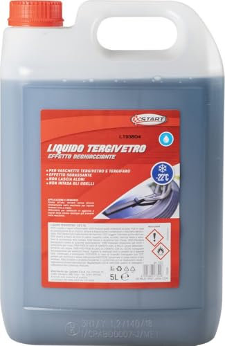 Liquido tergivetro effetto deghiacciante -22°C 5L