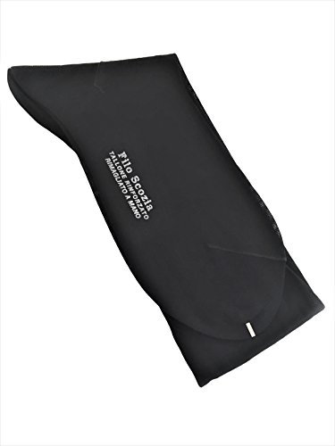 CONFEZIONE DA 6 PAIA DI CALZA UOMO LUNGA ROSSI IN FILO DI SCOZIA, RIMAGLIATA A MANO E CON TALLONE RINFORZATO. Disponibile nei colori Bianco, Blu, Antracite e Nero.