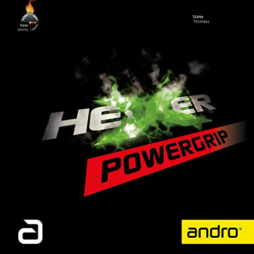 ANDRO Belag Hexer Powergrip, schwarz, 2,1 mm
