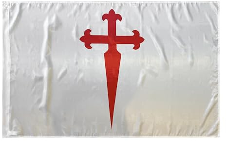 Durabol Drapeau de Croix de Santiago 150 x 90 cm Flag Satin