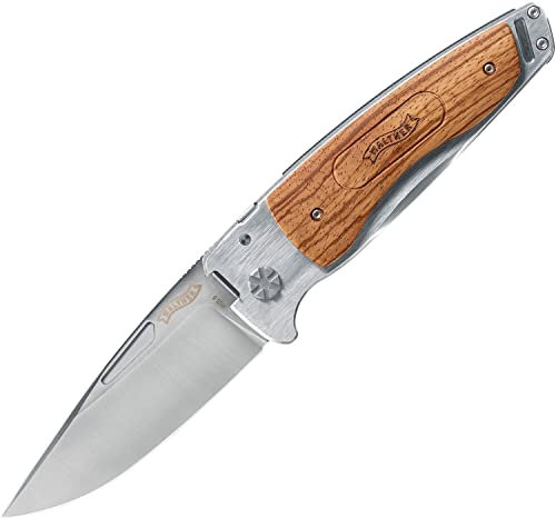 Walther Unisex – Erwachsene Traditional Folding Knife Messer, braun, One Size