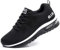 FLARUT Scarpe da Ginnastica Corsa Sportive Fitness Donna Running Sneakers Basse Interior Air Casual all'Aperto(Nero,41)