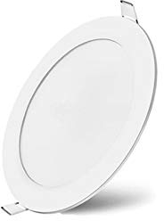 9w LED Slim Einbauleuchte einbaupanel slim Panel Spot Rund Ø 145mm mit integriertem LED Trafo Warmweiss