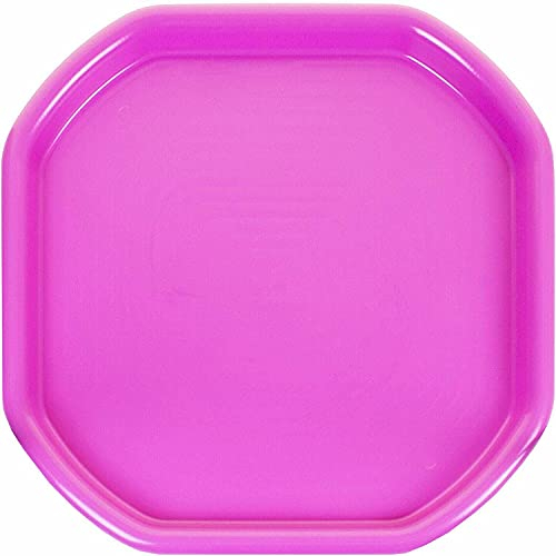 Easy Shopping® COLOUR LARGE/SMALL PLASTIC MIXING TRAY SAND WATER PLAY_BUILDER EQUIMENT Toy Sand Pool Pit Water Game Garden Beach MADE IN UK (Pink, Small)