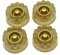 Dopro Regler für Epiphone Les Paul/Import Gitarre Bass mit groben 5,8 mm geteilten Potentiometern, goldfarben, 4 Stück