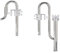 CENPEK Metal Lily Pipe Surface Skimmer Acciaio Inflow Deflusso Inflow per Acquario Piantato Tank