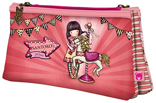 safta Unisex Kinder Gorjuss Mäppchen Fairground Carousel 115 x 215 x 50 cm, bunt, Einheitsgröße