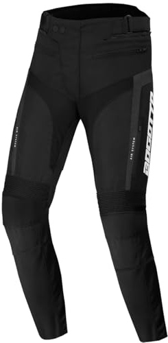 Bogotto GPX wasserdichte Motorrad Textilhose, schwarz, XL