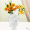 Herz Vase Harz Skulptur, Kreative Herz Kunst Harz Vase Blumentopf Desktop Home Dekoration Dekoration Wohnzimmer Schreibtisch Tisch Ornament Dekoration Geschenk Vase (Herz Weiß)