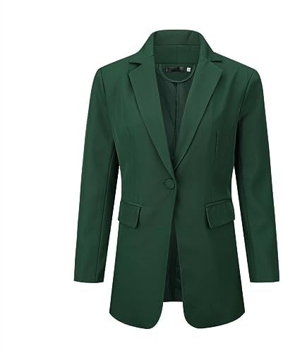 YUNCLOS Womens Long Sleeve Suit Jackets Formal Work Office Blazer Elegant Business Suit Jacket