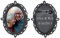 Broche Photo Personnalisé 1 Charme Noir pour Bouquet de Mariage Breloque et Pin Mariée Personnalisable Médaillon Commémoratif Bijoux pour Homme Costume Charme a Epingle Acier