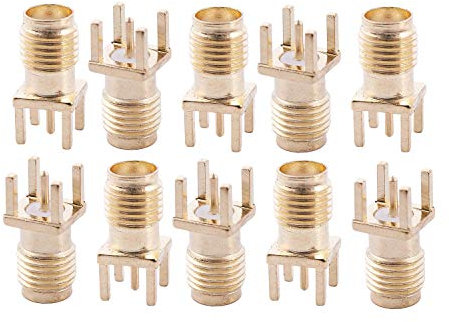 10X Buchse Löten Leiter Platten Gerader Verbinder Gold