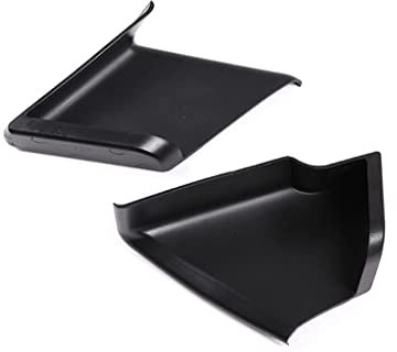 GRFIT ABS Auto Innere Vorderreihe Tür Aufbewahrungsbox Schwarz Zubehör für Smart 451 Fortwo 2010 2011 2012 2013 2014