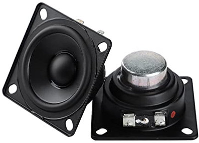 CYPHE 2Pcs 2.5 Inch Portable Audio Speaker 4 Ohm 20W Midrange Speaker Cloth Edge Loudspeaker Home Theater Compatible With Harman Compatible With Kardon Bookshelf speaker