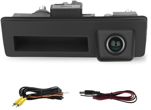 Hodozzy 170 Grad Rückfahrkamera für VW/Audi, AHD&CVBS IP67 wasserdichte Nachtsicht Auto Kofferraumgriff Rückfahrkamera für Auto für Tiguan Passat Sagitar für Audi A6L A5 A4L Q7