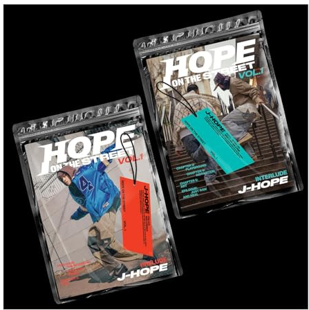 BTS J-HOPE HOPE ON THE STREET VOL.1 Special Album Contents+Photo zine+Sticker+Card+Tracking Sealed J HOPE (Standard SET(PRELUDE+INTERLUDE))